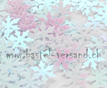 Streu Paillette Schneeflocke 9mm