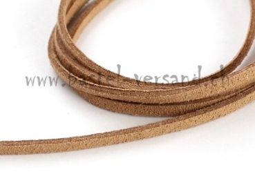 Suede Cord (Faux) hellbraun 2,5mm