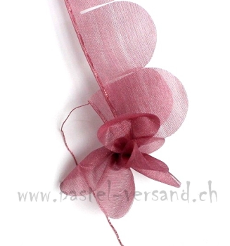 Tüll Ziehband Susi-fleur 5cm weinrot
