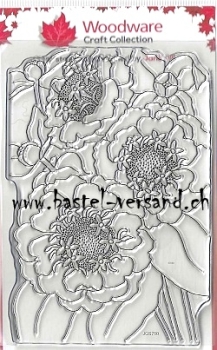 Woodware Clearstamp Zinnia