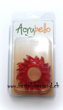 Acrybello Sonnenrad rot