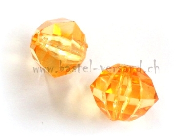 Acrybello Trapez Schliffperle gelb 2,5cm