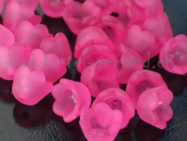 Acryl Blüte 10mm pink