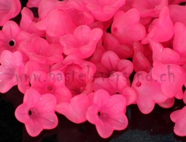 Acryl Blüte 13mm pink