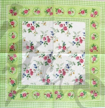 Serviette lisa grün (2Stk.)