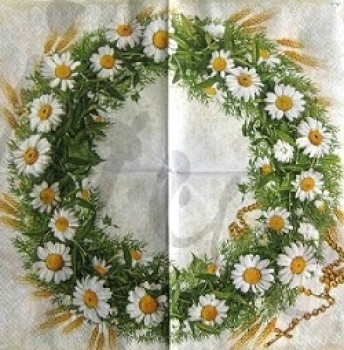 Serviette margeritenranke (2Stk.)