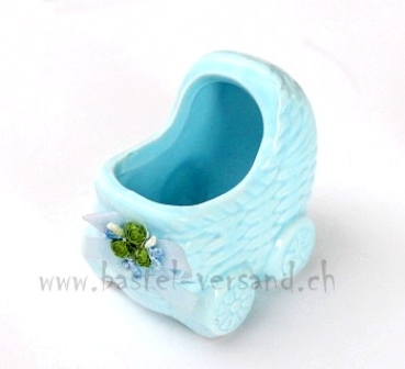 Kinderwagen keramik hellblau