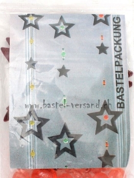 Preview: Sterngirlande mit Filzsternen rot