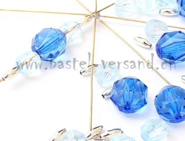 Bastelpackung Perlenstern B2 blau