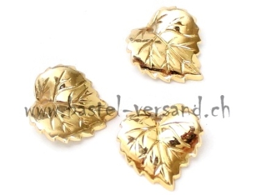 Blatt goldfarbig