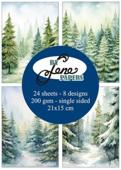 Preview: BY Lene Paperpad A5 "Cool Winter"