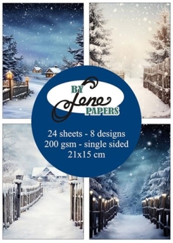 Preview: BY Lene Paperpad A5 "Cool Winter"