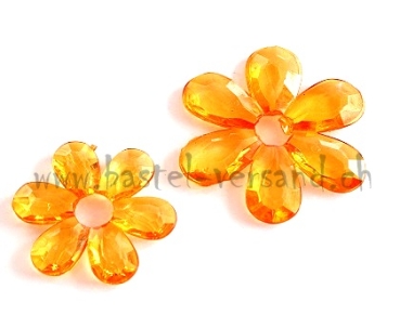 Acryl Blume 4,5cm orange