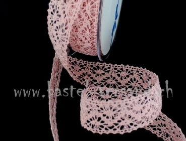 Preview: Spitze 25mm altrosa