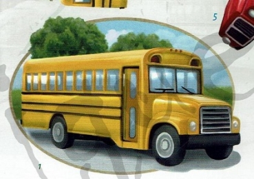 Preview: 3D Schnittbogen Reisbus