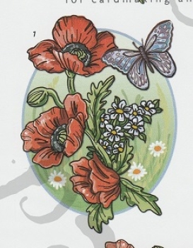 Preview: 3D Schnittbogen Mohn