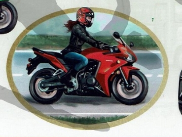 Preview: 3D Schnittbogen Motorräder