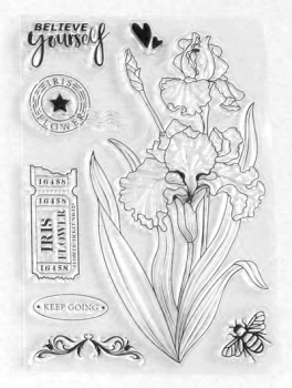 Clear Stamp Schwertlilie