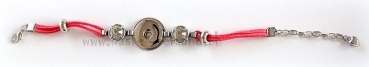 Armband für Click Buttons 20cm rosa