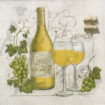 Serviette vino bianco