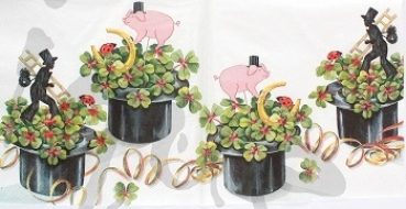 Serviette viel glück (2Stk.)