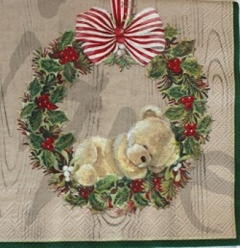 Serviette little weary bear