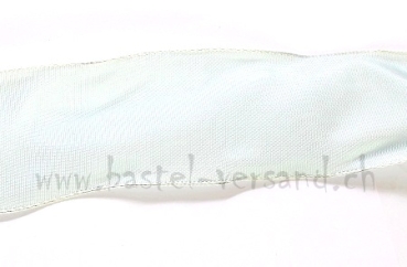 Dekoband 4cm zartblau