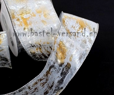 Dekoband 6,3cm Patina