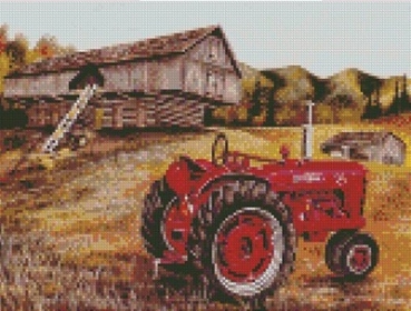 Diamond Painting Traktor