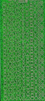 Sticker diverse Formen (grün)