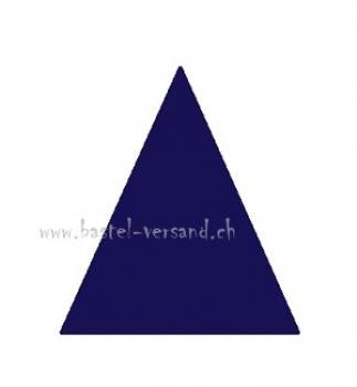 Aufblatt zu Dreiecktischkarte blau