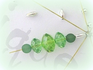 Bastelpackung Perlenstern E4 grün