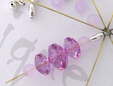 Bastelpackung Perlenstern E4 lila