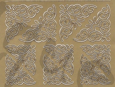 Preview: Sticker Ecken (1018) gold
