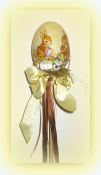 Preview: Kunststoff-Ei weiss 24cm