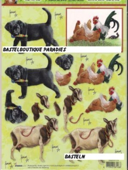 3D Schnittbogen Tiere