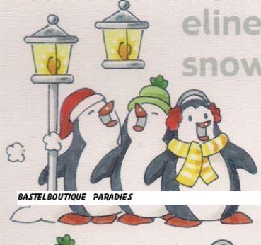 Preview: 3D Schnittbogen Pinguine-Bär-Schneemann