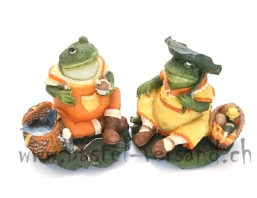 Herr und Frau Frosch beim picknick