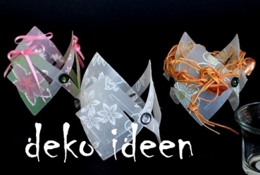 CreaPop Windlicht "geometrisch" (3Stk.)