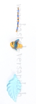 Preview: Girlande Fisch orange blau