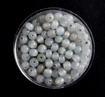 Glasperle 3mm hellgrau