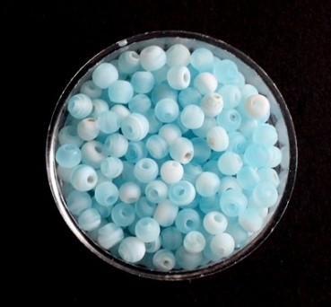 Glasperle 3mm hellblau
