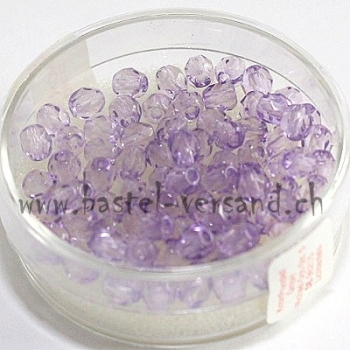 Glasschliffperle 4mm flieder