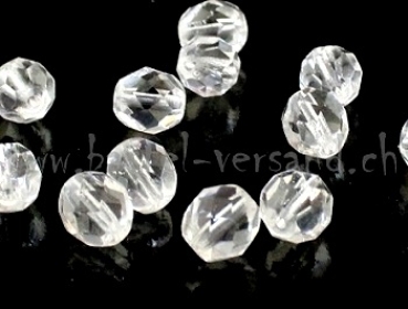 Glasschliffperle 8mm kristall
