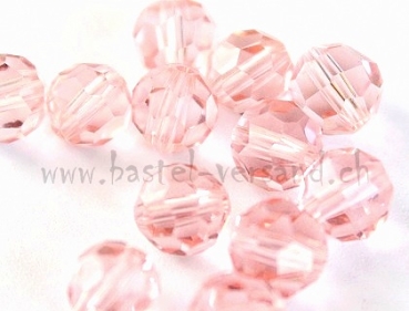Glasschliffperle 8mm rosa