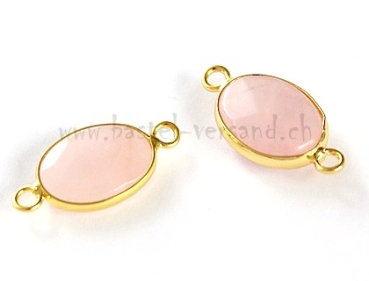 Stein facettiert rose