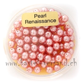 Glaswachsperle 4mm rosa
