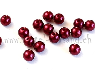 Wachsperle 4mm weinrot