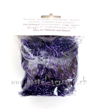 Glitterfäden violett
