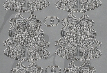 Preview: Sticker Glocken (1030) silber